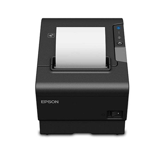 Epson TM-T88VI Thermal Receipt Printer - Ethernet, USB and Serial Interfaces, Black, Ps-180 Power Supply and AC Cable (Renewed)