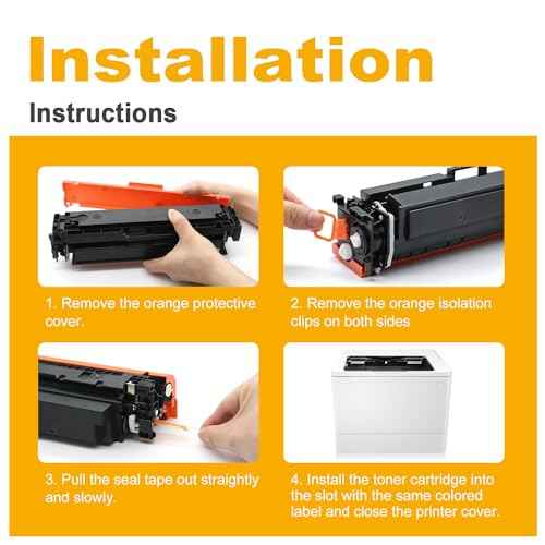 067H 067 Toner Cartridge Set 4 Pack High Capacity Remanufactured Replacement for Canon 067H for imageCLASS MF656Cdw MF653Cdw MF654Cdw LBP632Cdw LBP633Cdw Printer