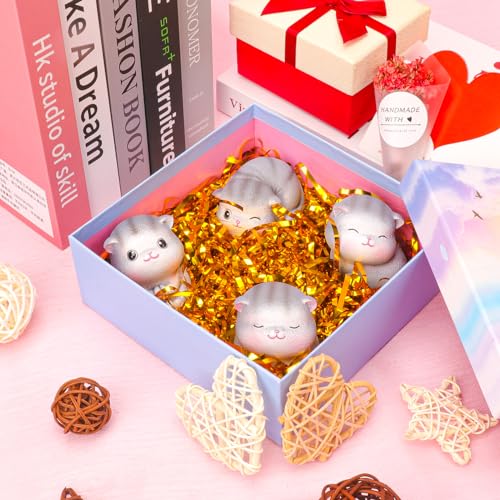 Ottwll 150 Gram Sparkly Iridescent Film PP Hamper Shreds Crinkle