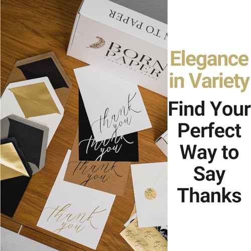 Thank You Cards with Envelopes & Stickers ? 120 Blank 4x6 Note Cards Bulk Set for Small Business, Wedding, Baby Shower, Graduation, Funeral, Bridal Shower - 4 Different Designs x 30 Sets