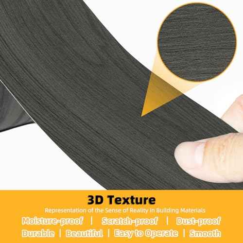 GSCIT Club Wood Grain Repair Tape, 2.4 inch X 100ft Self Adhesive Dark Walnut Grain Repair Patch for Tables, Chairs, Baseboards, Doors, Windows, Floors, Handicraft DIY.