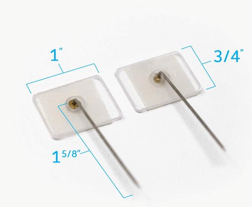 Cubicle Pins | Partition Pins | Decor Pins for Office Cubicle - Value Pack of 100 Fabric Pins for Furniture, Office Signs and Fabric Mounting - Made in The USA