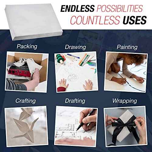 Aviditi Newsprint Packing Paper Sheets for Moving (25 Lbs.), 20"W x 30"L, 20" Width, 30" Length, White