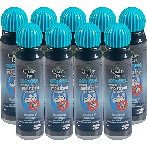 Quality Park Envelope Moistener with Adhesive - Pack of 9