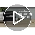 ExcelMark Small Custom Self-Inking Address Stamp with Clear Impressions