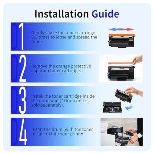 TN850 Toner Cartridge and DR820 Drum Unit Replacement for Brother TN-850 TN850 DR820 Compatible with DCP-L5500DN DCP-L5650DN HL-L6200DWT HL-L6400DW MFC-L5700DW MFC-L5800DW Printer (3 Pack)