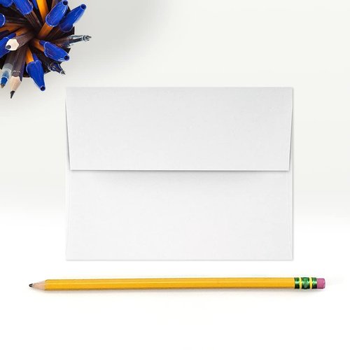 LUXPaper A2 Invitation Envelopes | Peel & Press | 4 3/8" x 5 3/4" | White | 24lb. Text | 500 Qty