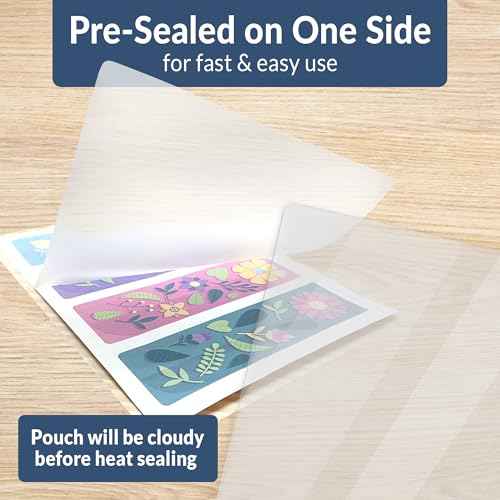 Reli. Thermal Laminating Pouches (220 Pack, Letter Size) | Laminating Sheets 8.5 x 11 | 5 Mil Comparable, Thick Lamination Pouches | Clear Plastic Paper for Heat Laminator Machine (9 x 11.5")