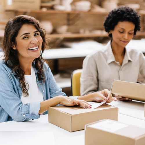 PHAREGE 9x6x2 inch Shipping Boxes Bulk 40 Pack Brown, Tab Lock Tuck Top Mailer Boxes for Packaging Small Business, Small Cardboard Gift Boxes for Wrapping Mailing Present