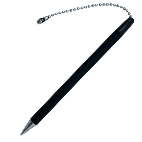 Huron Black Replacement Pen with Chain (6/25/100) (100)