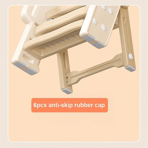 2-in-1 Foldable Toddler Step Stool for Bathroom Sink and Potty Training Ladder — Adjustable, Non-Slip Kitchen Helper Stool for Kids with Secure Handrails — Easy-to-Clean Plastic Toddler Standing Tower