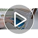 Ekisemio 8-Drawer Rolling Cart with Wooden Top, Locking Wheels — Portable Utility Cart for Home Office Classroom