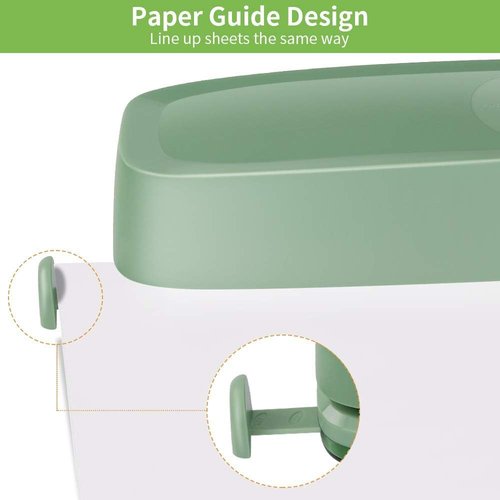 AFMAT Electric 3 Hole Punch - Effortless 20-Sheet Puncher for Binders | 9/32" Hole Diameter, Heavy Duty