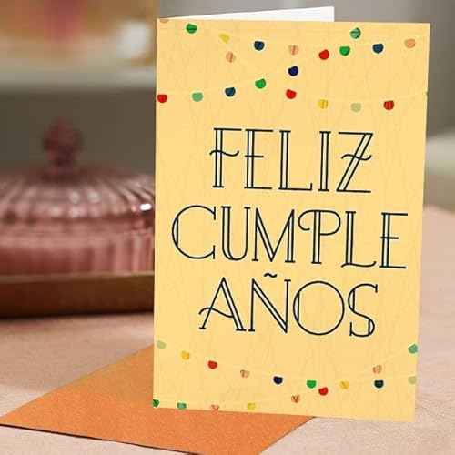 Hallmark Business Bulk 25 Pack Assorted Spanish Birthday Cards for Employees & Customers (Feliz Cumplea?os), 5 x 7 Cards, Message Inside, Envelopes Included