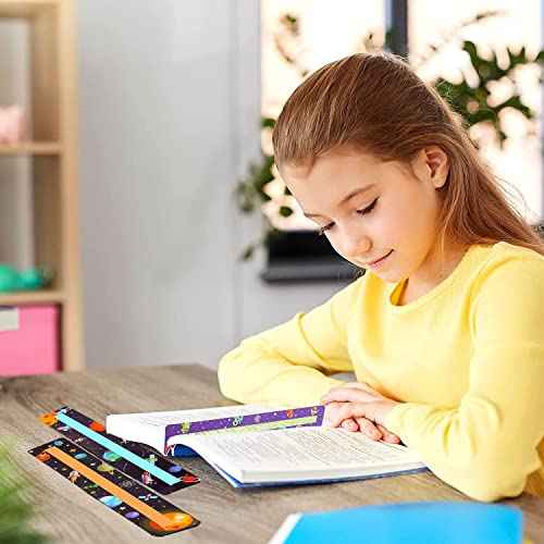 28 Pieces Dyslexia Tools for Kids Dyslexia Reading Strips for Dyslexic Students, Guided Reading Strips Trackers for Kids, Teacher Education Classroom Supplies (Fresh Sets)