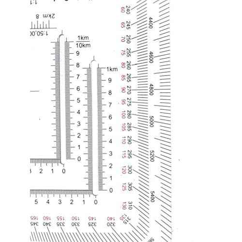 New and Improved Version Military Style MGRS/UTM Coordinate Grid Reader, and Protractor,Coordinate Scale Map Reading and Land Navigation Topographical Map Scale