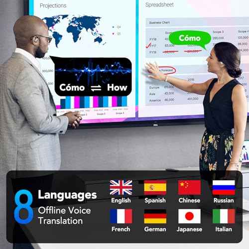 AI Translation Earbuds Real Time, 144 Language Translator Earbuds for iPhone and Android, 80H Playtime,3-in-1 Translation Headphones Translating Device, for Travel/Business/Meeting/Learning (Black)