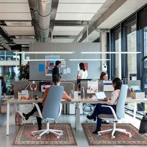 Anidaroel Chair Mat for Hardwood Floor, 48"x60" Desk Chair Mat for Hard Floors, Anti-Slip Office Rugs for Rolling Chairs