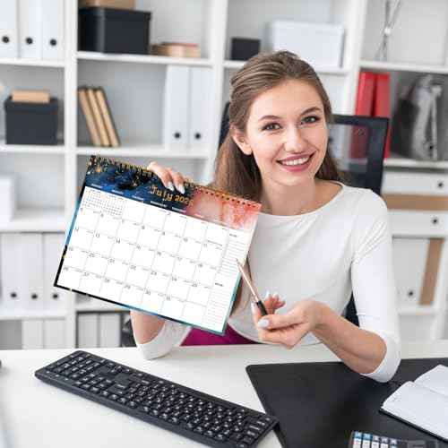 2025-2026 Wall Calendar - Includes July 2025 to December 2026, 18-Month Paper Wall Calendar 11 x 8.5 Inches.Thick Paper with Julian Dates and Block for New Year and Christmas Holidays To-dos £¦ Notes (D)