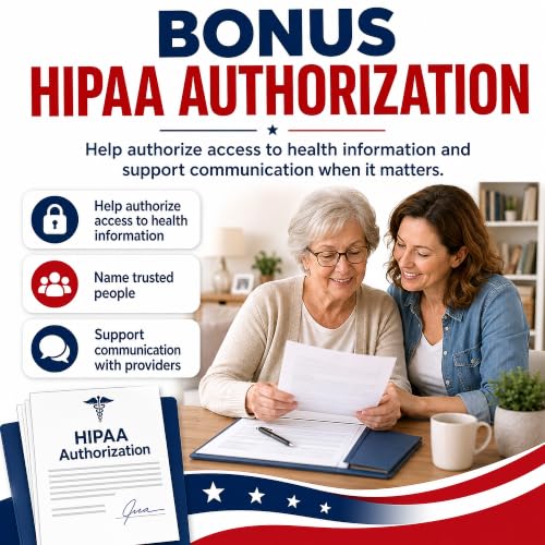 Harner Legal Forms: Healthcare Power of Attorney & Living Will Kit with HIPAA Authorization
