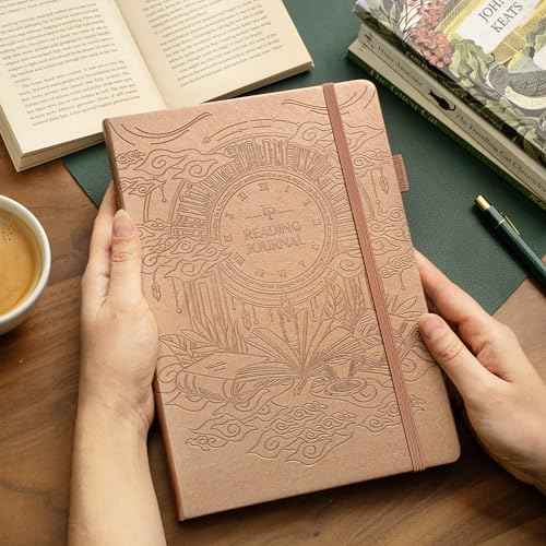 Legend Reading Journal for Book Lovers ? Reading Log Tracker for Adults & Kids ? Book Nerd Gifts & Accessories, 180 Reviews (Rose Gold)