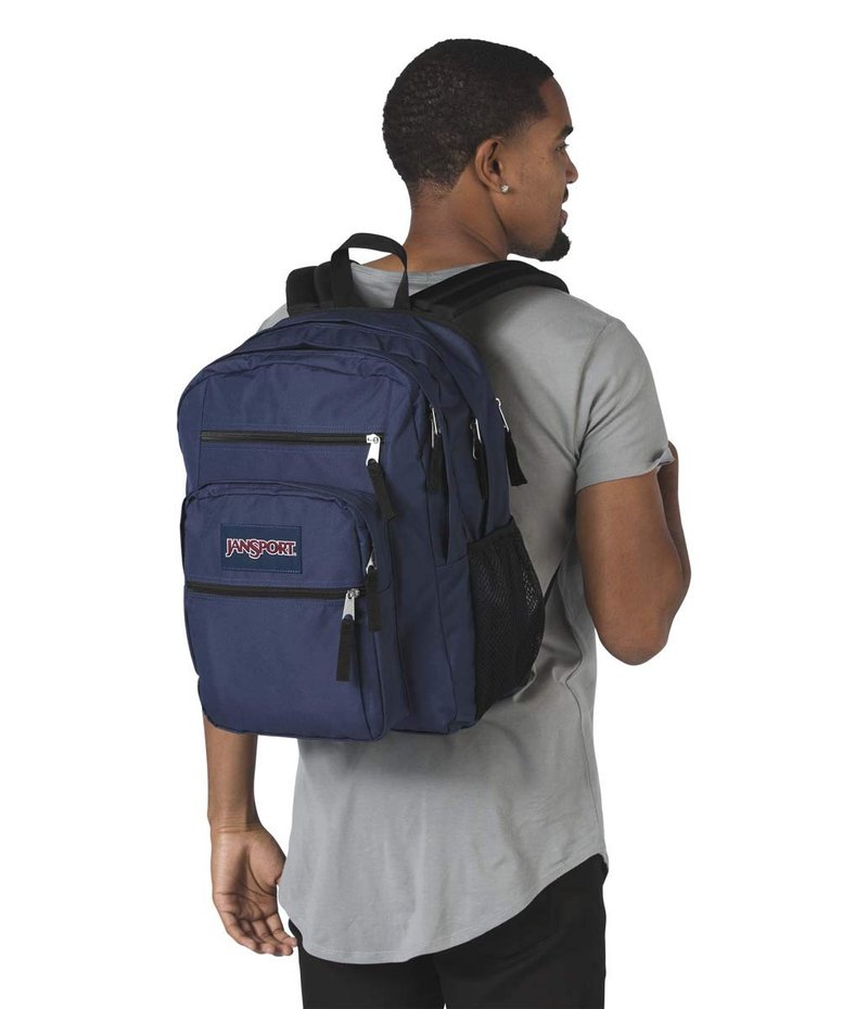JanSport Laptop Backpack - Computer Bag with 2 Compartments, Ergonomic Shoulder Straps, 15” Laptop Sleeve, Haul Handle - Navy