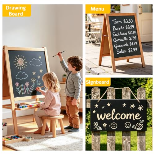 AKONEGE Black Foam Board 3 Pack 24x36 Inches Thick 6mm for Art & Craft Projects