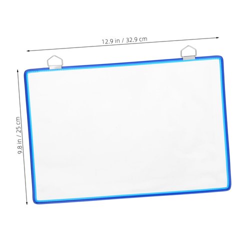 ARTIBETTER Hanging File Organizer Transparent Wall Folder Holder for Home Office Versatile Storage for Documents Magazines and Office Supplies and Spacious Design