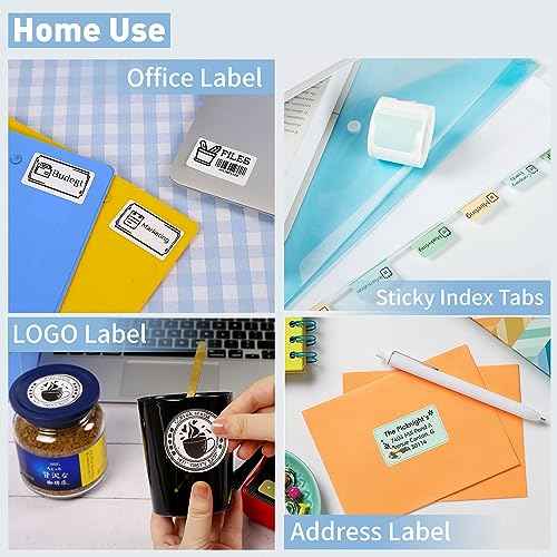 LMASBLTER B1 Label Makers - Barcode Label Printer Bluetooth Portable Thermal Printer for Small Business, Address, Logo, Clothing, Jewelry, Retail, Mailing, Sticker Printer for Phones & PC, Black