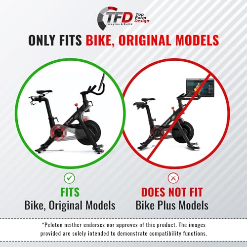 TFD SipNRide | Compatible with Peloton Bike Original GEN 3 ONLY, Made in USA - Desk Tray Holder for Laptop, Tablet, Phone, Book, & Wine Glass - Exercise Workstation | The Ultimate Peloton Accessories