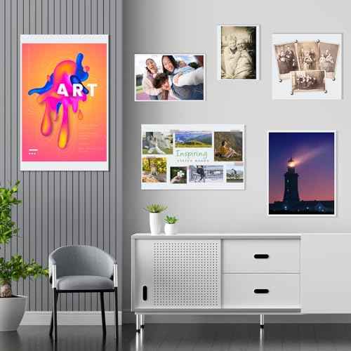 CREGEAR CreGear Foam Board 16 x 20 x 3/16", 15 Pack White Poster Board Lightweight Signboard Foamboard for Crafts, Framing, Art, Display, Presentation