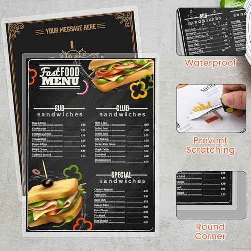 CAREGY 100 Pack Laminating Sheets, Hold 11 x 17 Inch Sheet, 5 Mil Clear Thermal Laminating Pouches 11.5 x 17.5 Inch Lamination Sheet Paper for Laminator, Round Corner