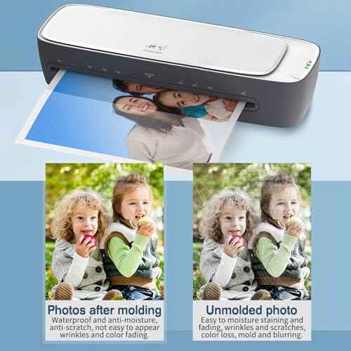 BAUSATZ Professional 13-Inch Laminator Machine - Portable A3 Desktop Laminate Machine for Teachers,Fast Warm-Up, Never Jams - Ideal for Office and Personal Use£¬Home laminator Machine
