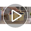 Pastel Color Plastic Classroom Craft Caddy with Handle - 6-Pack Storage Organizer for Pencils & Tools