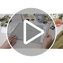 Real Linen Guest Book Set (Leaf) 11.5 x 8.5 with Embossed Cover, Sign Pen, 30 Photo Pockets, 120 Pages