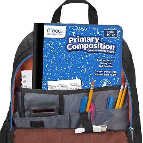 Mead Primary Composition Book, 12 Pack, Primary Ruled Journal, Grades K-2, 7-1/2" x 9-3/4", 100 Sheets per Comp Book, Assorted Colors (610054-ECM)