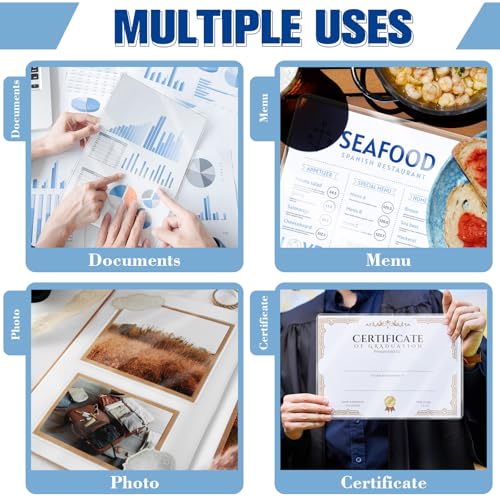 100 Pack 9x11.5inch 10mil Letter Size Laminating Sheets Thermal Laminating Pouches Paper Laminator Sheets File Card Laminator Pouches 8.5x11inch for Permits Cards File Photos (100, 9"x11.5"-10mil)