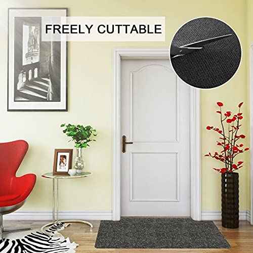 HengLiSam Chair Mat, Chair Rolling Mat, Office Chair Mat for Hardwood Computer Desk Floor Mat Desk Chair Protector, 36 x 55 inches, Upgraded Version Professional Protector Mat (Dark Grey)
