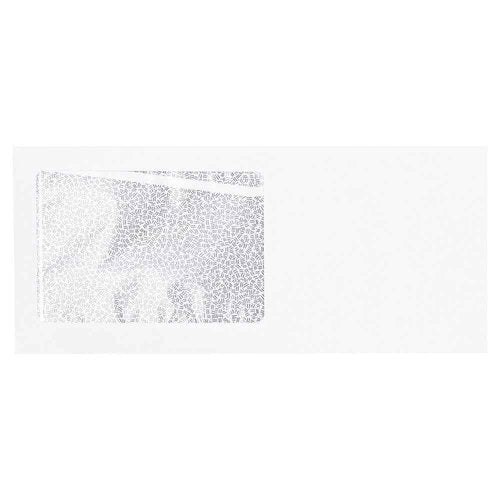 LUXPaper #10 All Purpose Window Envelopes | Security Tint | 4 1/8" x 9 1/2" | White | 24lb. Text | 500 Qty