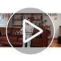 Vigo Wood Walnut Laptop Lap Desk with Cushion, Adjustable Bed & Couch Tray