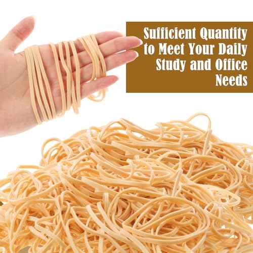 Marspark Rubber Bands Bulk Elastic Rubber Bands 5 lb File Folder Strong Elastic for Office Home Supply Crafts(Size 33)