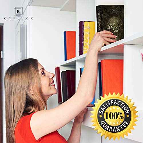 Fake Book Box - Small Safe Box with Key Lock - Hidden Safe in Plain Sight - Diversion Safes - Secret Safes (Darkest Art) (X-Large)