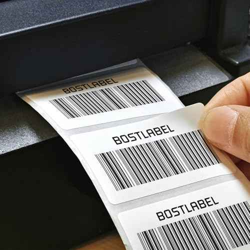 12 Rolls 2" x 1" Direct Thermal Labels, 1300 Labels/1 Rolls, Compatible with Zebra, Rollo, Nelko, Munbyn, Jadens Thermal Label Printer, Commercial Grade, Permanent Adhesive