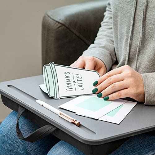 LAPGEAR Compact Lap Desk - Fits up to 15 Inch Laptops - Charcoal - Style No. 43105