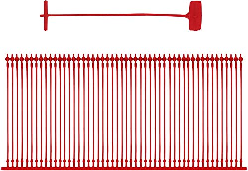SatsoniK 50mm Red Tag Gun Barbs (5000 Pcs) for Standard Tagging Guns, Fasteners