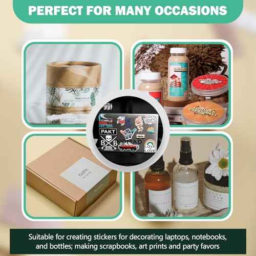 8.5x14 Removable Self-adhesive Vinyl Sticker Paper, Waterproof, Legal Size, Suitable for Laser and Inkjet Printer, Glossy White, 100 Pack