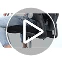 Luckyear Ergonomic Drafting Chair Tall Office Stool with Footrest, Mesh Back & Flip-Up Arms