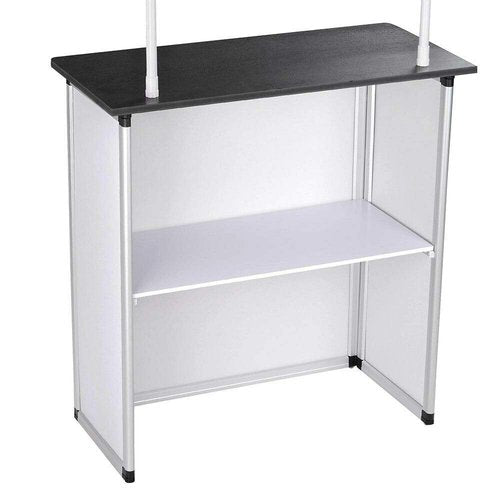 AMPERSAND SHOPS Multipurpose Portable Customizable Ticket Booth Trade Show Convention Promotional Demonstration Display Counter