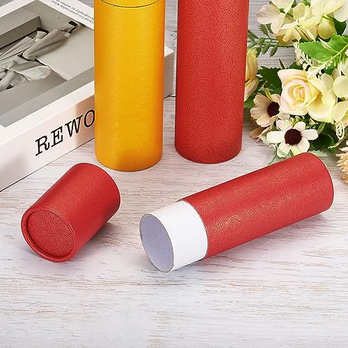 PATIKIL 2 Inch x 11 Inch Yellow Poster Tube - Portable Paper & Art Storage