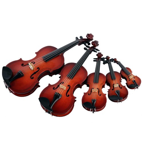 Wooden Miniature Violin with Stand, Bow and Case Mini Musical Instrument Replica Collectible Figurines, Mini Violin Model for Home Office Decor Birthday Christmas (2.36x0.83x0.47in)